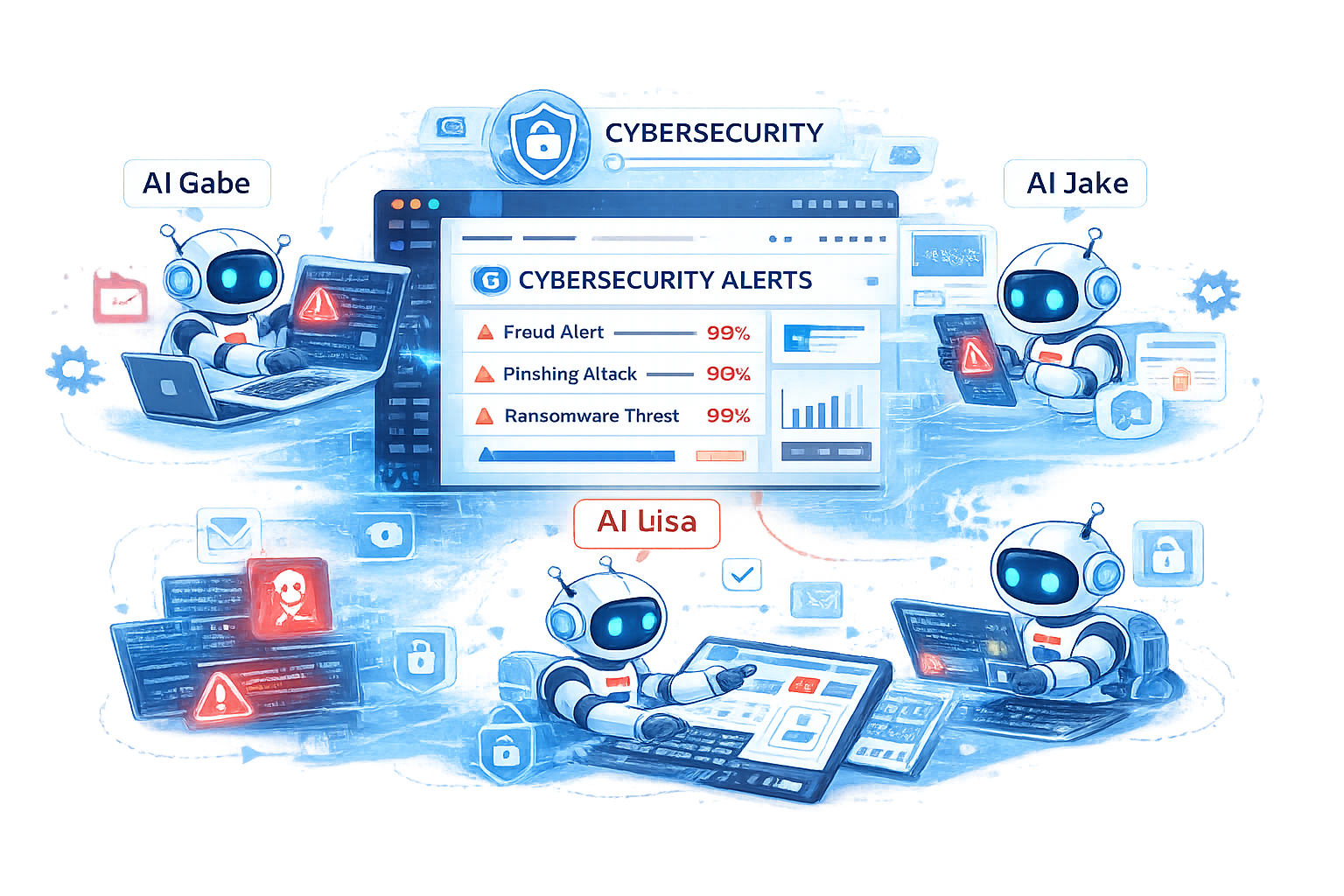 AI Fraud Detection & Cybersecurity Using AI